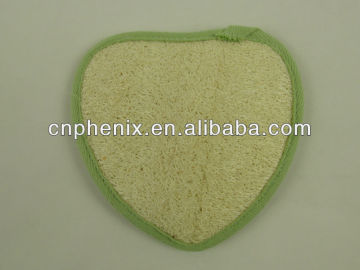 Loofah bath pad