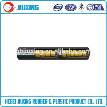 Single wire braid textile covered hydraulic hose SAE100R5