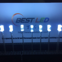 Rectángulo LED blanco 2 * 3 * 4 Lente transparente