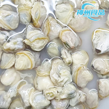Vongole dissalate di lago e carne sbucciata congelata