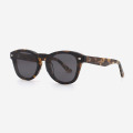 Classic Round Acetate Unisex Clip-On Sunglasses 23A8068