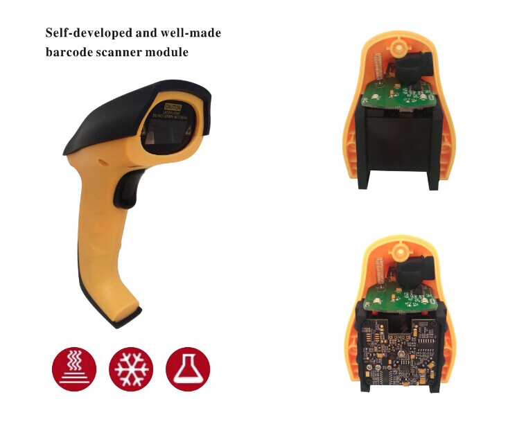 Industrial Cordless Barcode Scanner with a Charging Base (TS4500H)