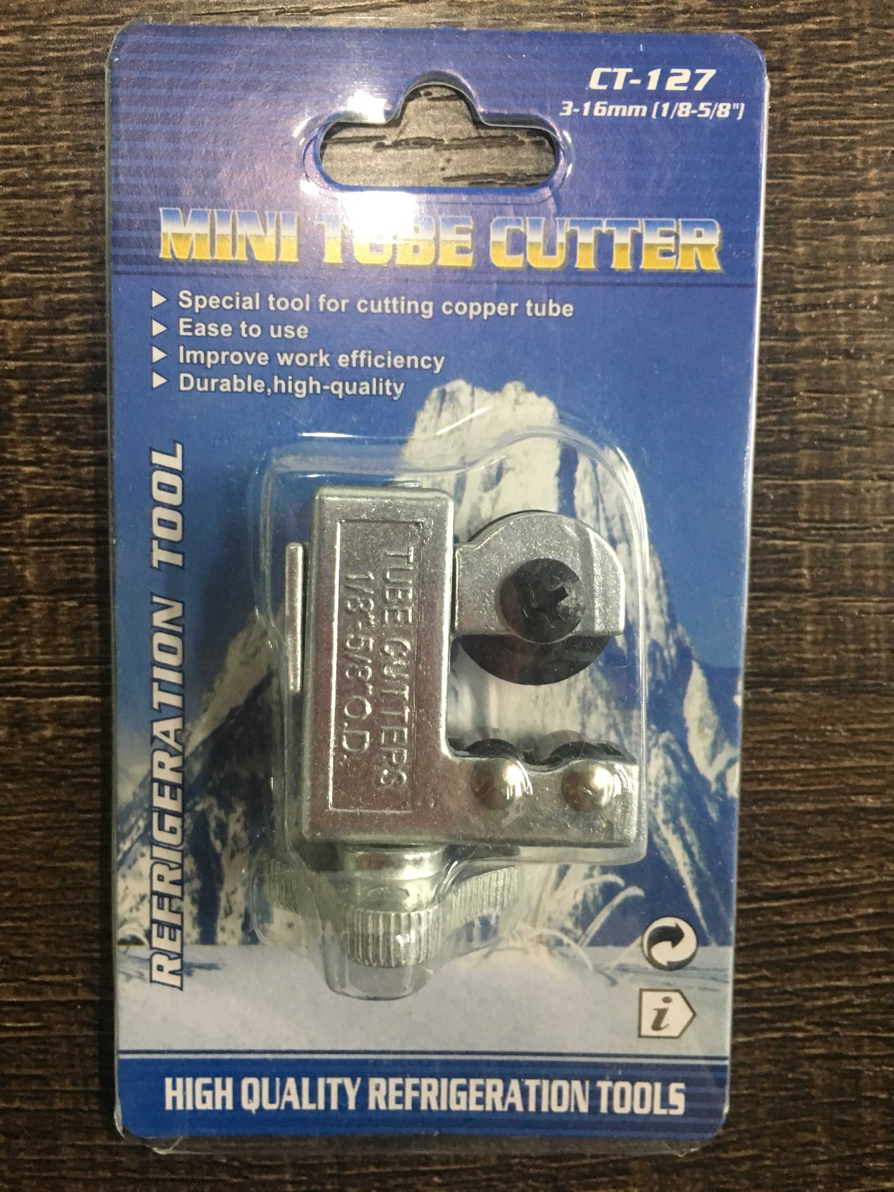 Refrigeration tool mini tube cutter