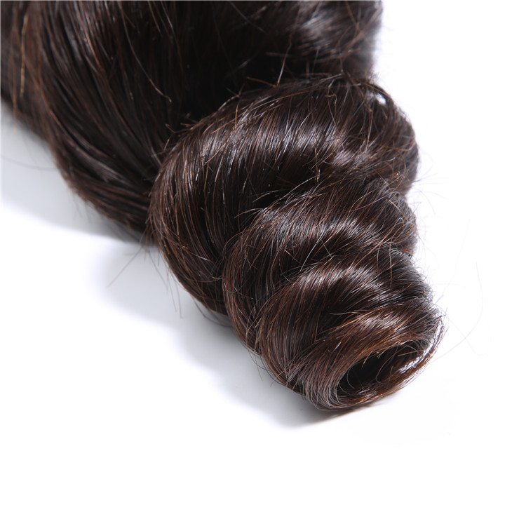 100% Unprocessed Virgin Cuticle Aligned Loose Wave Non-Remy Human Weft Natural Black Human Hair Extension 100g/Bundle