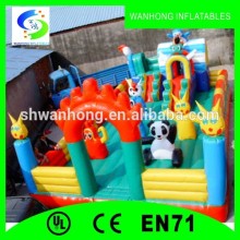 Gaint cheaper cartoon inflatabe games inflatable fun city