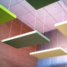 hang mounted ceiling clound sound baffle