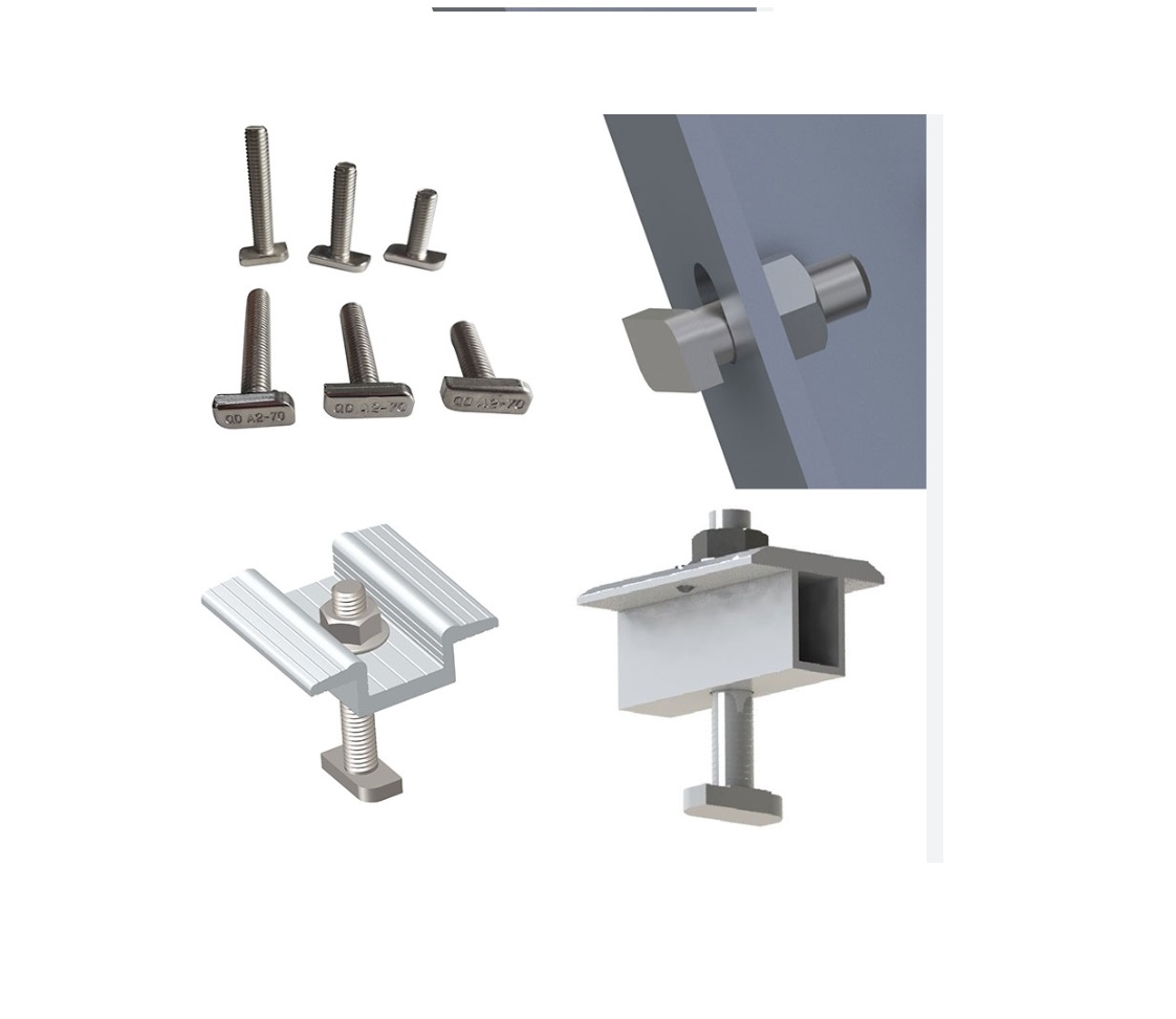 Napelem T csavar Pv panelek felszereléséhez