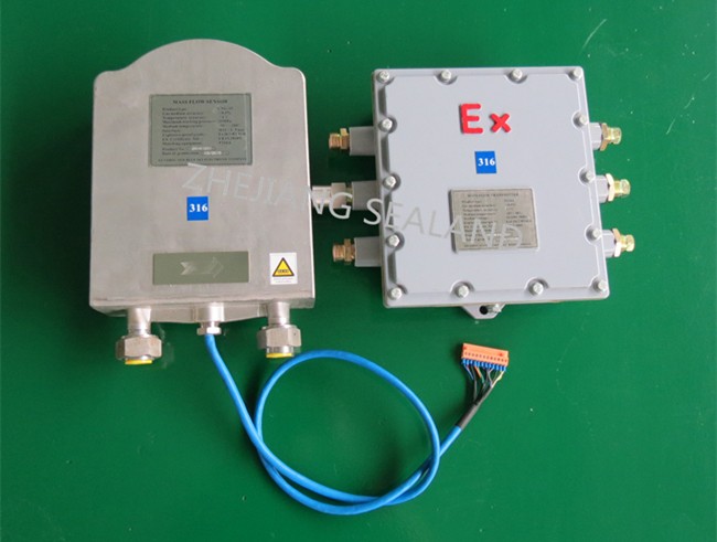 Mass flow meter for CNG fueling system