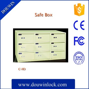 Double Insurance big mechanical key holder safe box