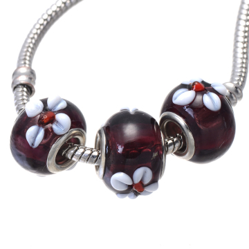 wholesale murano fashion flower bead egyptian bracelet