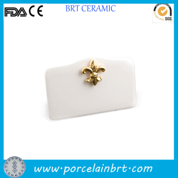 Elegant writable wedding Ceramic Card