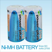 High Capacity Rechargeable Battery Nimh Sc 2700mah