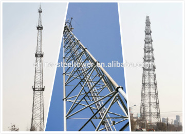 Communication steel tower /GSM communication steel tower /Lattice communication steel tower /Angle communication steel tower