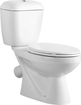 Ceramic Bathroom Wash Down Two-piece Toilet