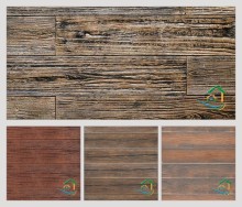 Cast stone imitate wooden wall panels