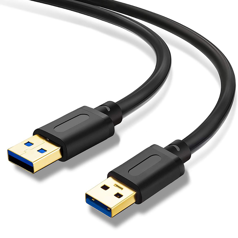 USB 0 A to A Male Cable for Laptop Use