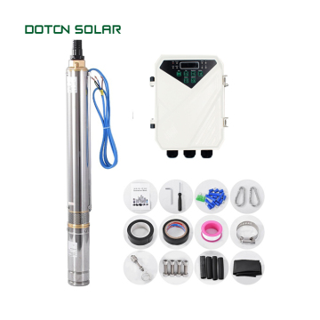 DC Motor Water Pump Deep Well Submersible Pump 3 Inch Solar Fountain Pump