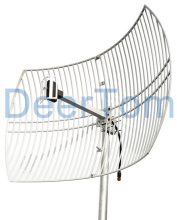 2400-2500MHz 2.4GHz Grid Parabolic Antenna WIFI Parabolic Antenna 24dBi High Gain Point to Point Antenna
