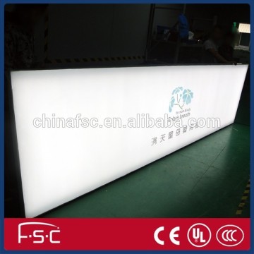 Large frameless poster frame picture hanging