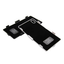 Hottest flip leather back cover case for sony soni xperia z1New