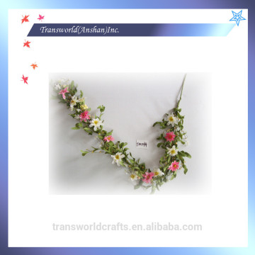 Artificial flower garland