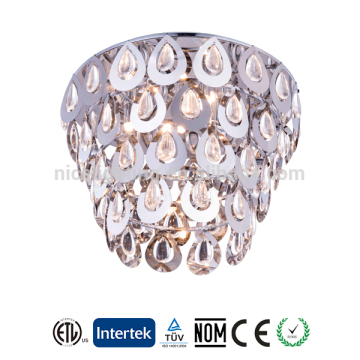 Decorative Round Modern Ceiling Lamp Iron Base Material crystal ceiling light cheap ceiling lamp