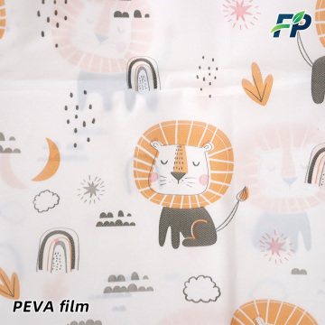 Custom Printed PEVA Film with Cartoon Patterns