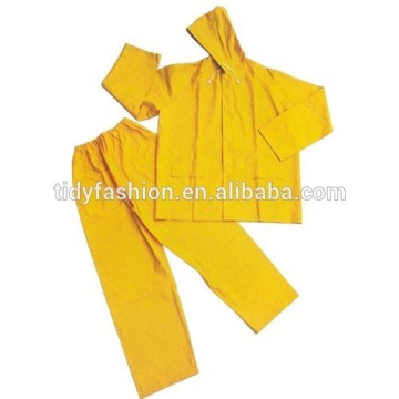 PVC Vinyl Rainsuit Rubber PVC Rainsuit