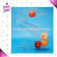 Chrome metal fruit holder