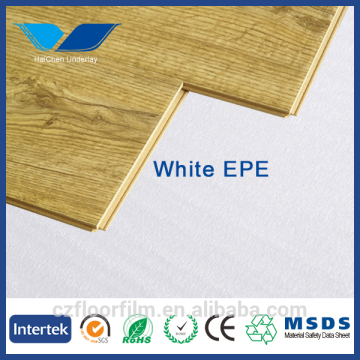 White EPE waterproof carpet rubber underlay underfloor