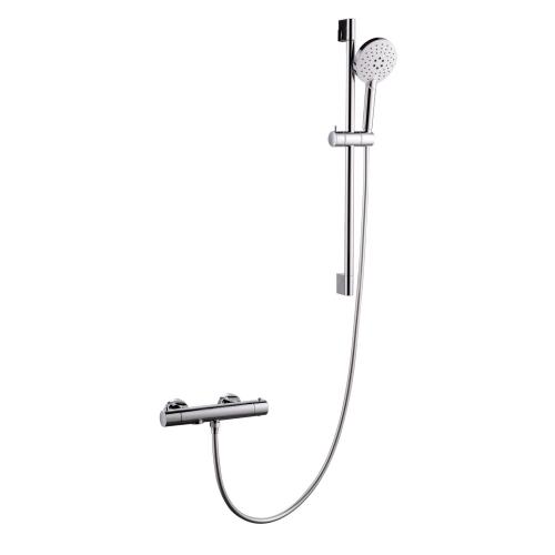 Exposed Installation Copper Thermostatic Bath Shower Mixer