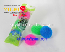 plastic dish scrubber packing in OPP bags