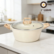 Wooden Sand Non-Stick Soup Pot by Yunsamu