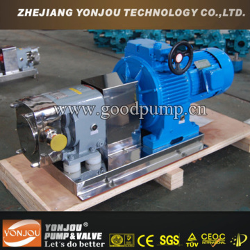 YONJOU Stainless steel sanitary bare shaft Lobe pump