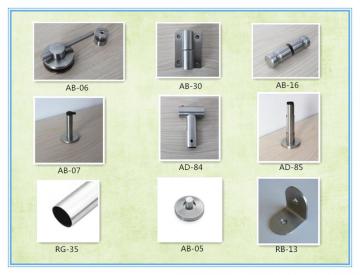 304 Stainless Steel Toilet Partition Accessories