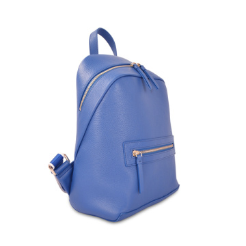 Anello Leather Casual Sac à dos Sac à dos Taille régulière Bleu