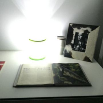 Indoor flexible solar table desk LED lamp