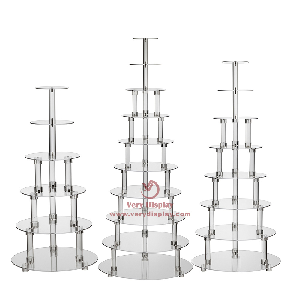 Acrylic Wedding Cake Display Stand Jpg