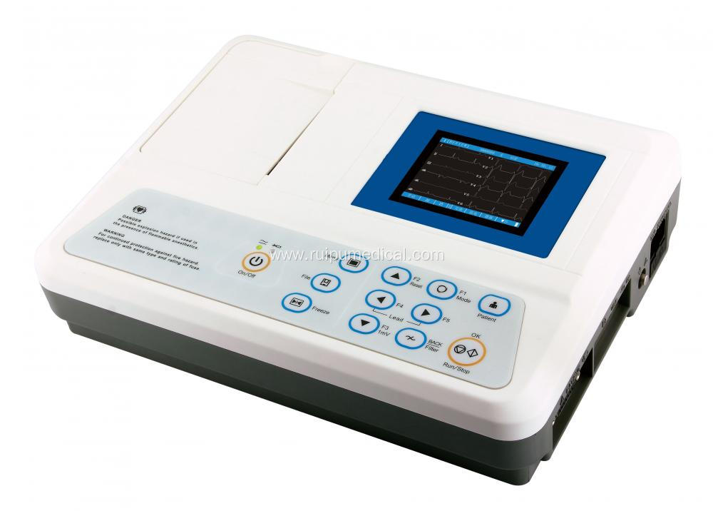 Hospital Medical Electrocardiograph(ECG )3-Channel