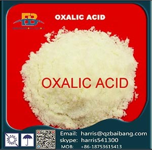 Chine de fabricants 2015 le plus bas prix d'acide oxalique, cristaux d'acide oxalique, industrielle d'acide oxalique