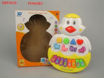 electronic organ, learning piano, cartoon piano