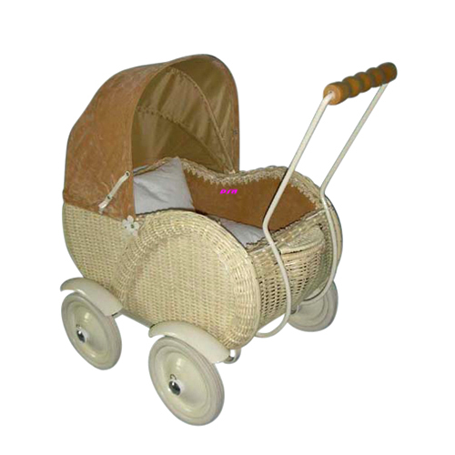 2015 New and Popular Wooden Doll Cart, Hot Sale Comfortable Wooden Wheeled Doll Cart Toy, Safety Moving Doll Cart Toy Wj278232