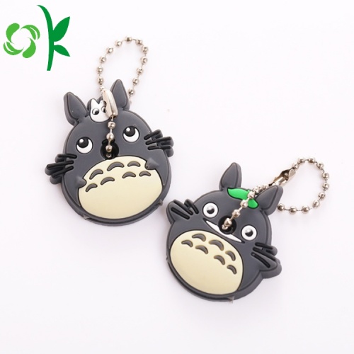 Kartun 3D Totoro silikon Pintu / Penutup Utama Kereta