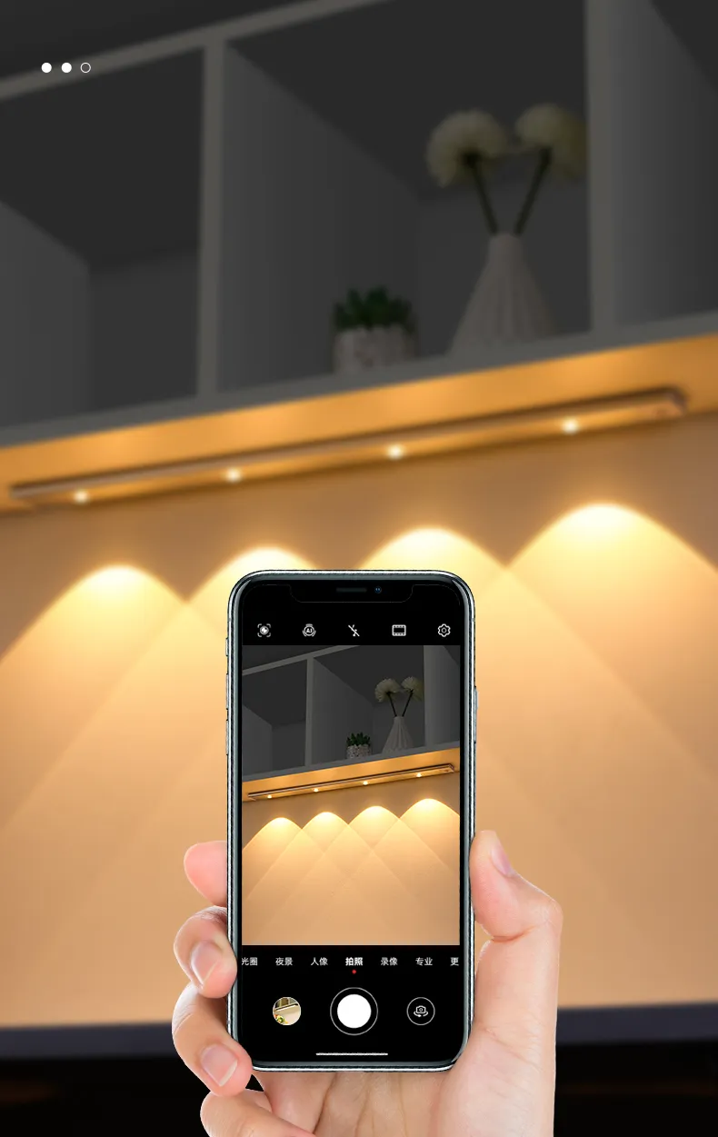 Wireless Motion Sensor LED Night Light for Kitchen Cabinets and Bedrooms