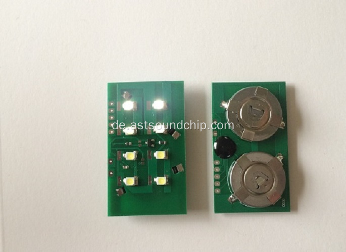 LED-Blinker, einzelne LED leuchtet Knopfzellenstrom