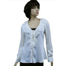 Embellished Blouses with 100% Polyester Fabric