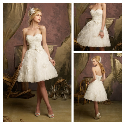 Sexy Short Wedding Dresses (L10220)