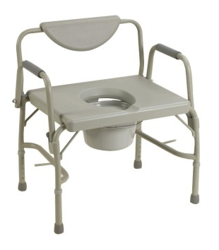 Plastic folding commode chair CM003