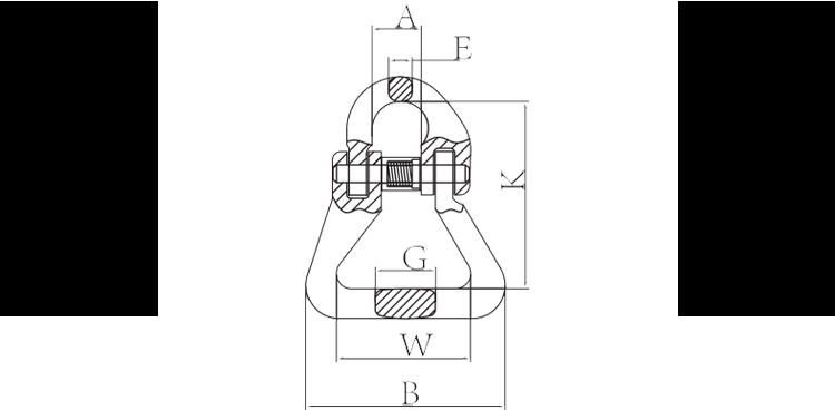 g80 web sling chain connecting link/chain link connect/connecting master link