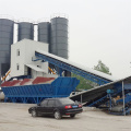 Mini construction mix belt conveyor concrete batching plant